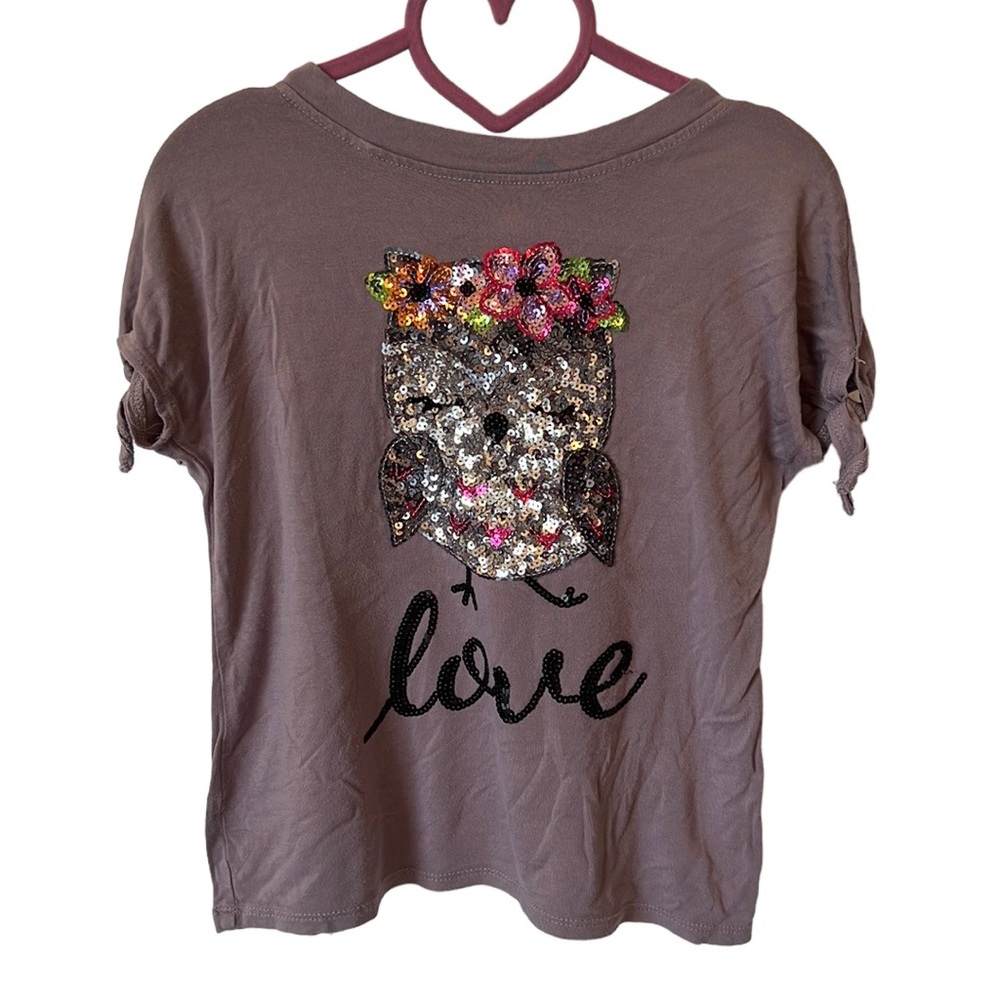 Owl love T-shirt, size 6